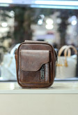 کیف مردانه دوشی سایز کوچک چرمی 134