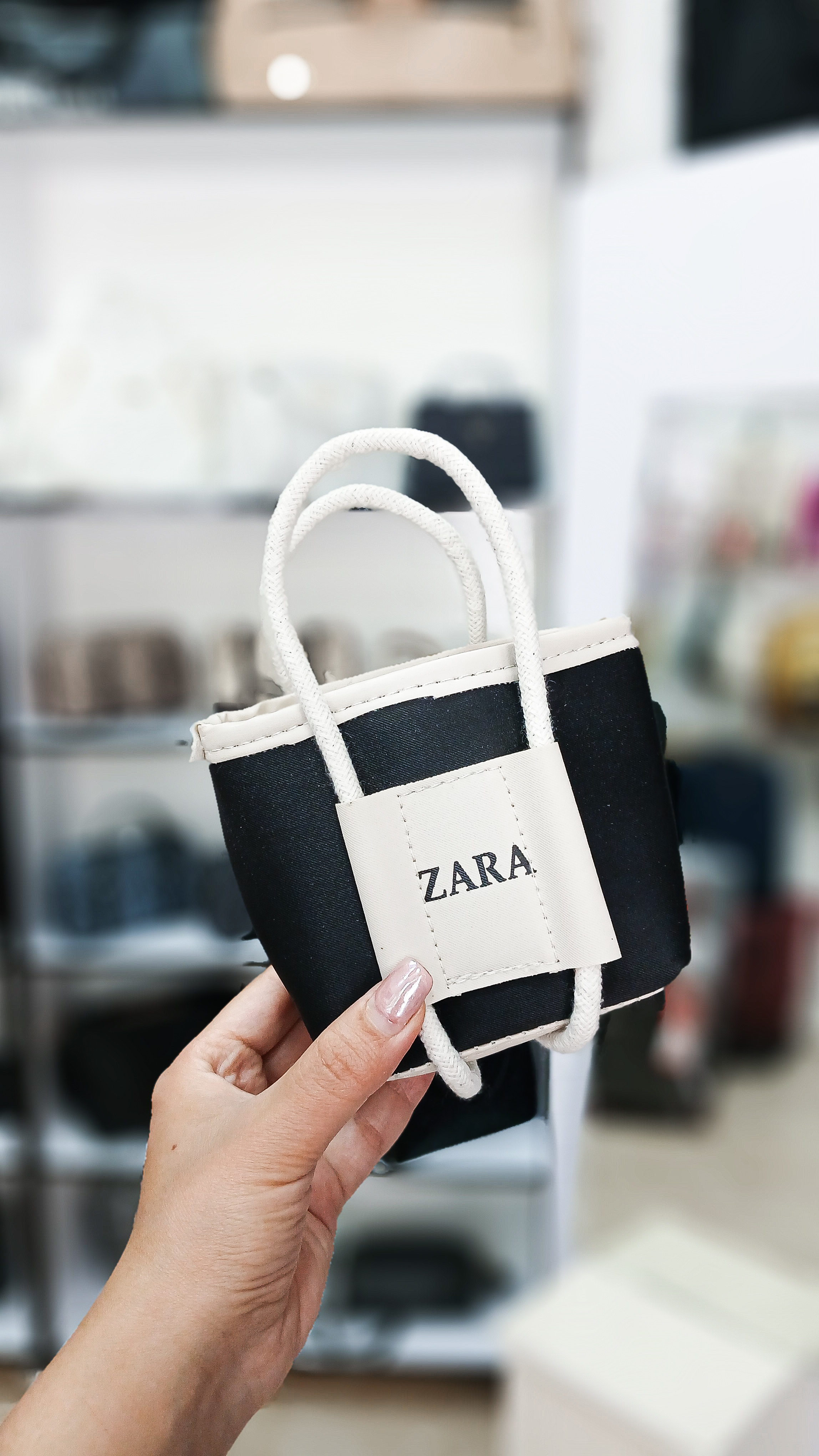 مینی بگ دخترانه دسته طنابی طرح ZARA 248