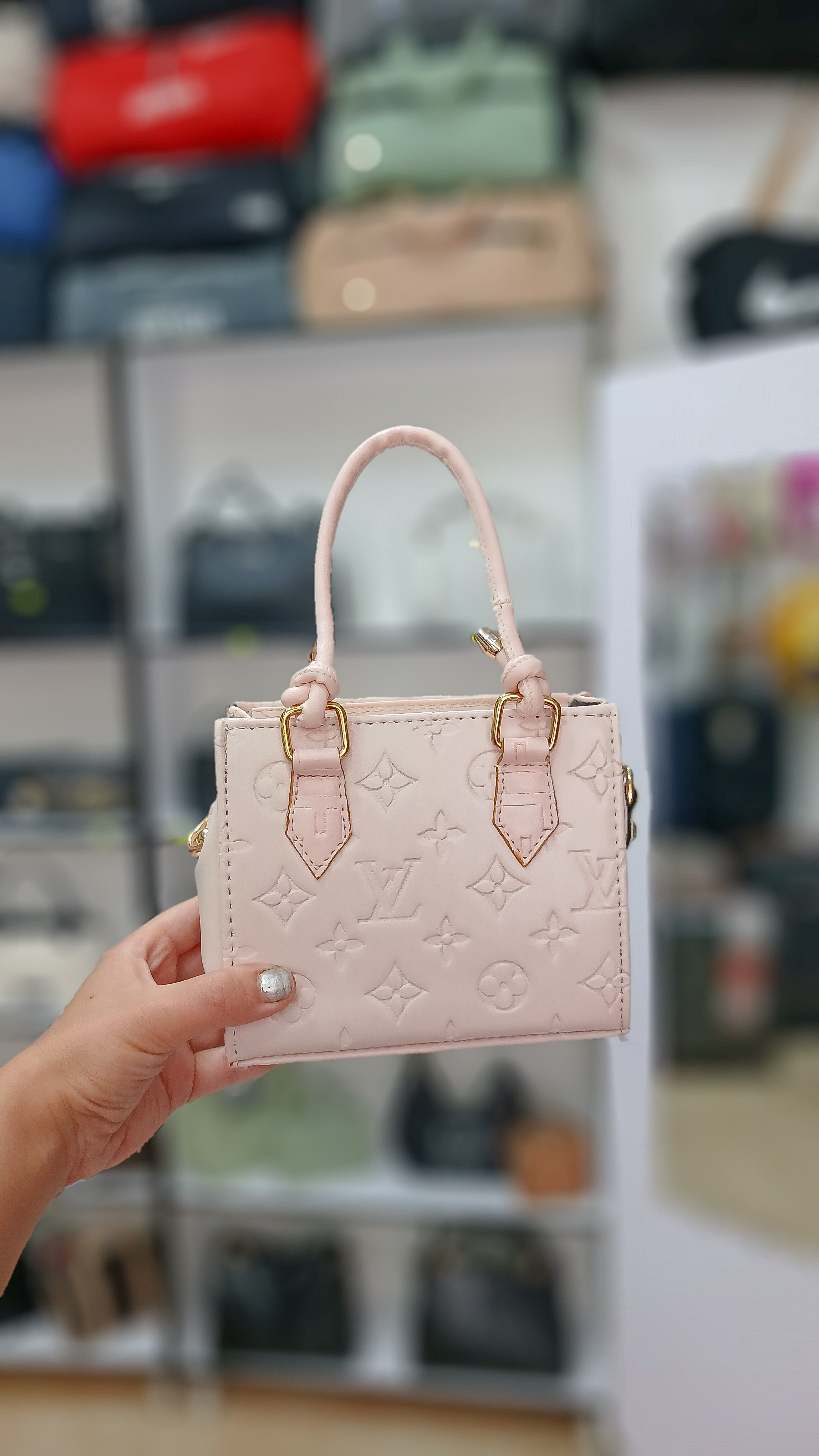 کیف زنانه مربعی لویی ویتون دسته گره ای 263